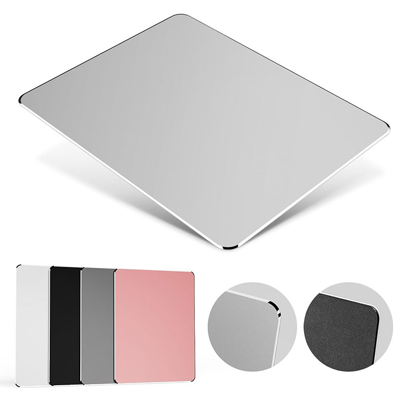 Metal Aluminum Mouse Pad for Gaming Office