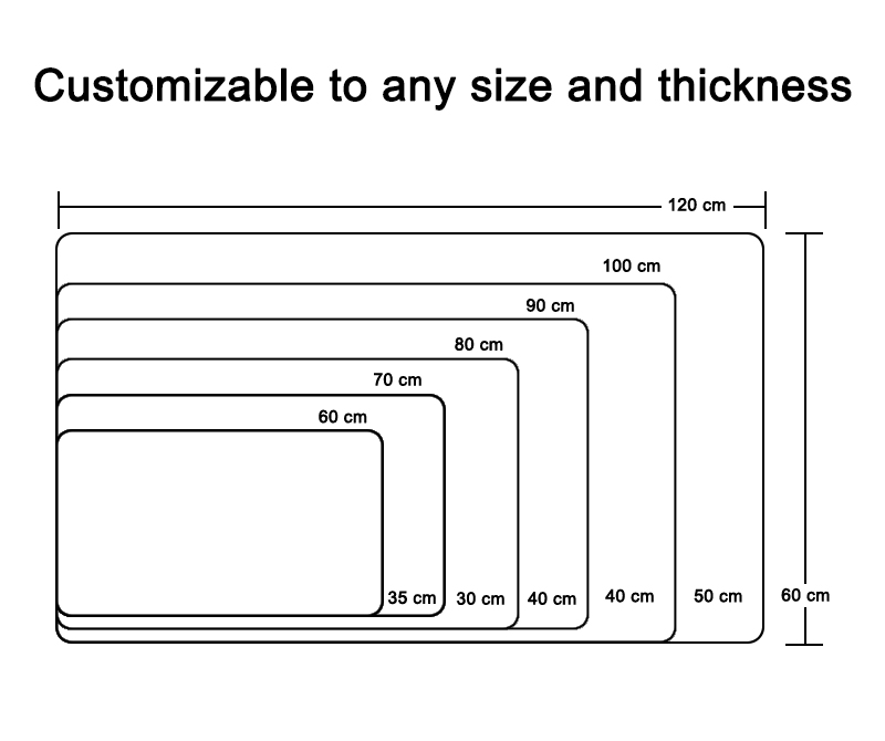 custom size mouse pad