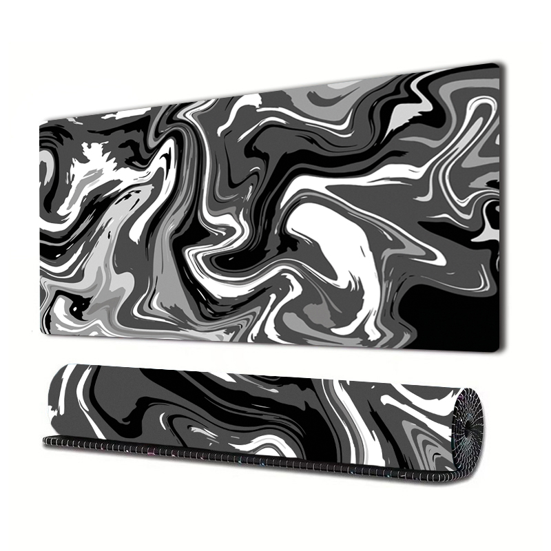 Liquid Keyboard Mouse Pad With Double Stitched Edges