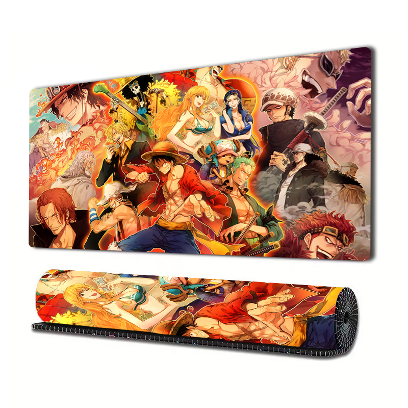One Piece Anime Gaming Mouse Pad Large Anti-Slip Mouse Mat