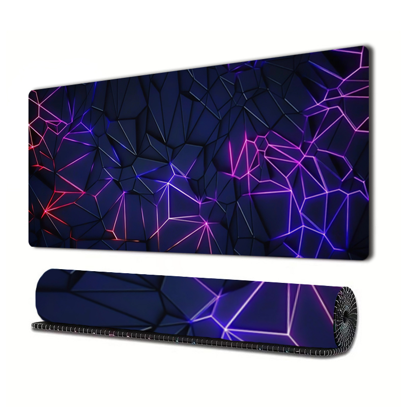 Geometric Texture Mouse Pad Custom Rubber Gaming Pad