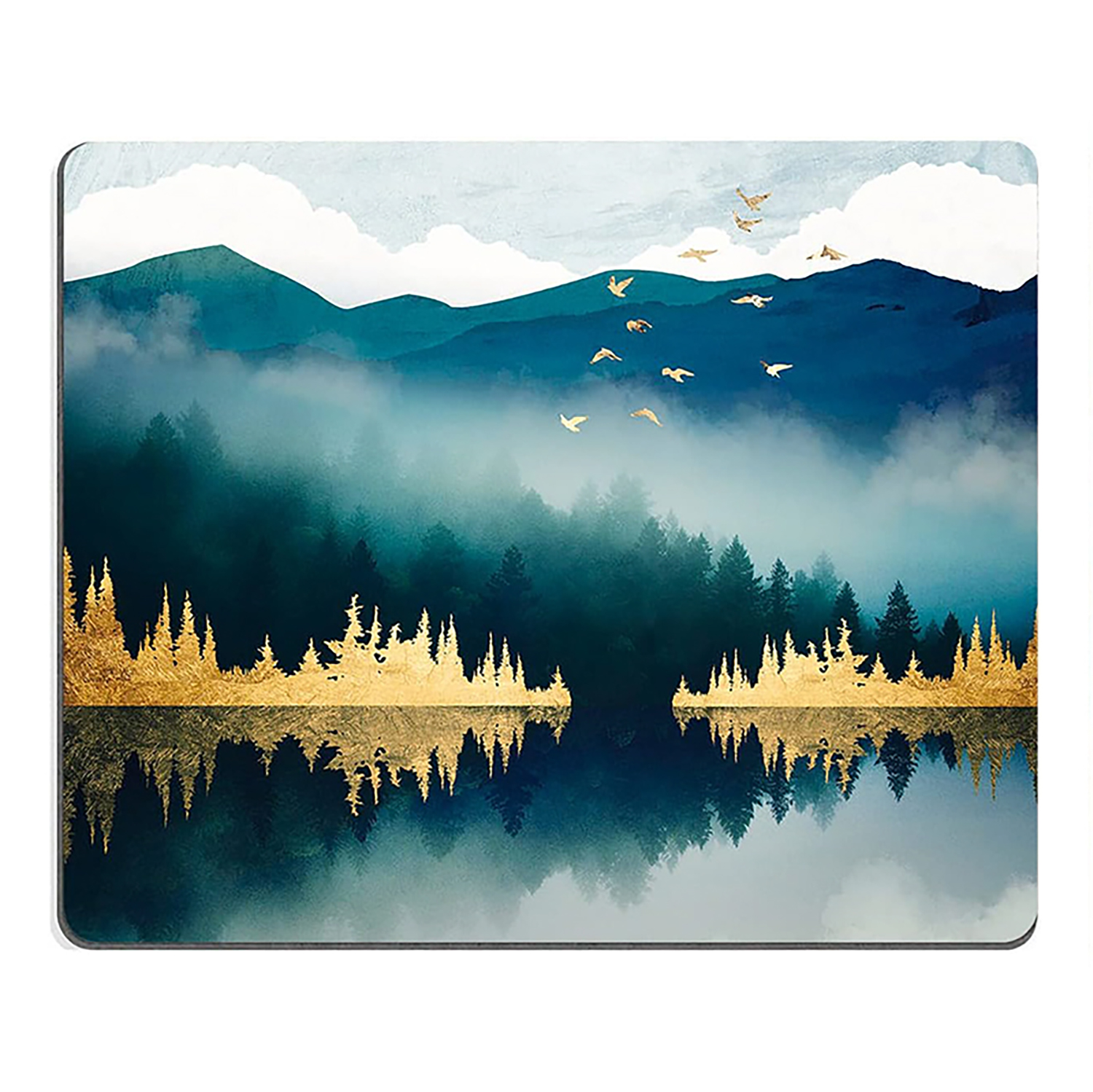Standard Size Laptop Table Landscape Mouse Mat For Office